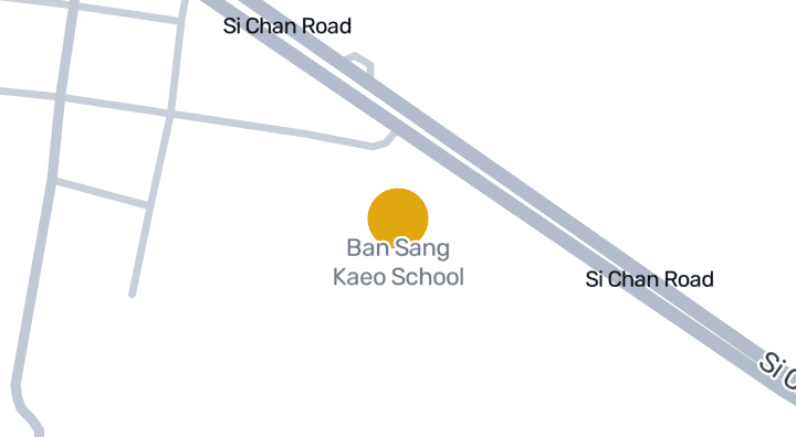 แผนที่แสดงโรงเรียน บ้านสร้างแก้ว
