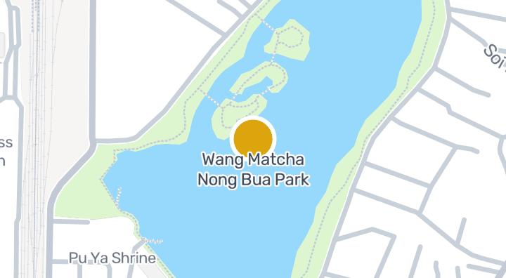 แผนที่แสดงสวนสาธารณะ วังมัจฉาหนองบัว