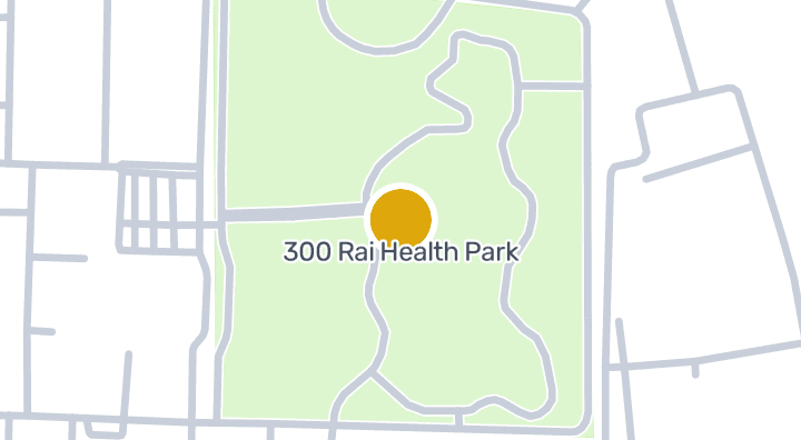 显示300 Rai Health Park的地图
