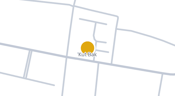 แผนที่แสดงKut Bak