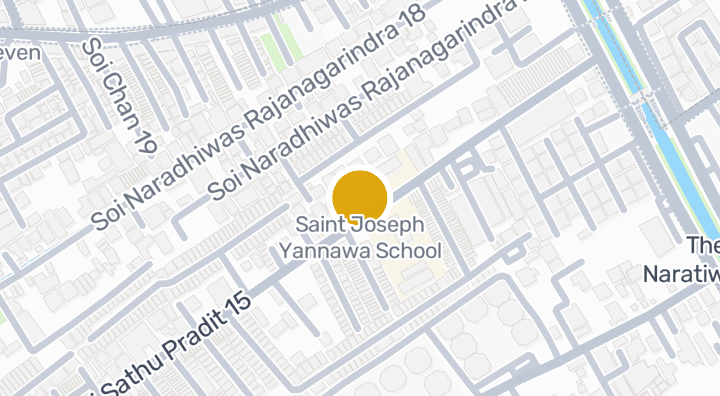 Map showing Saint Joseph Yannawa School