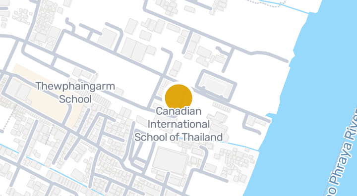 显示Canadian International School of Thailand的地图