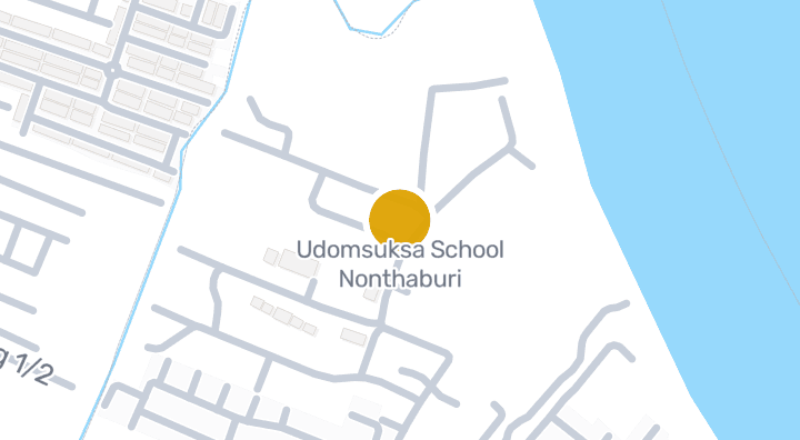 显示Udomsuksa School Nonthaburi的地图