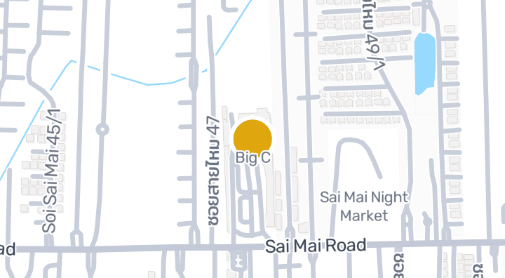 Map showing Big C