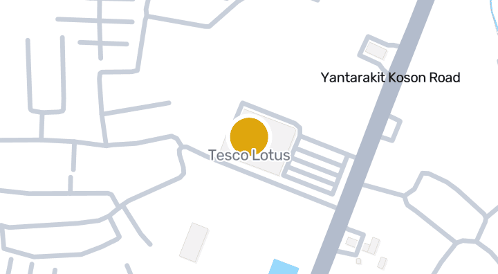 显示Tesco Lotus的地图