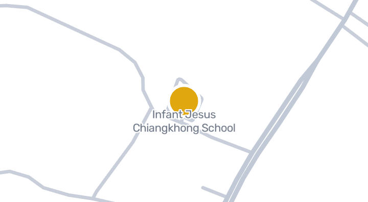 แผนที่แสดงโรงเรียนพระกุมารเยซูเชียงของ