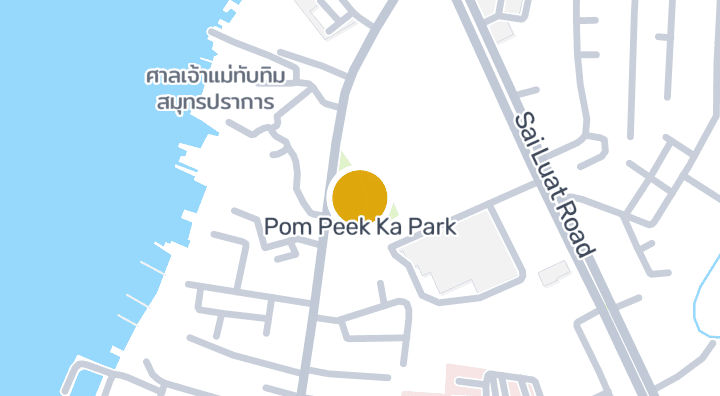 Pom Peek Ka Parkを示す地図