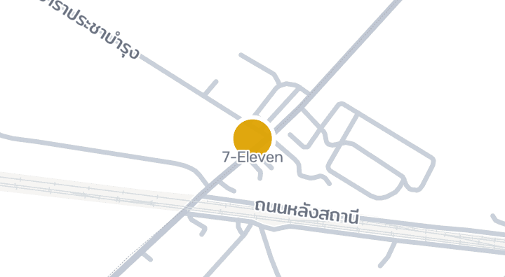 แผนที่แสดง7-Eleven