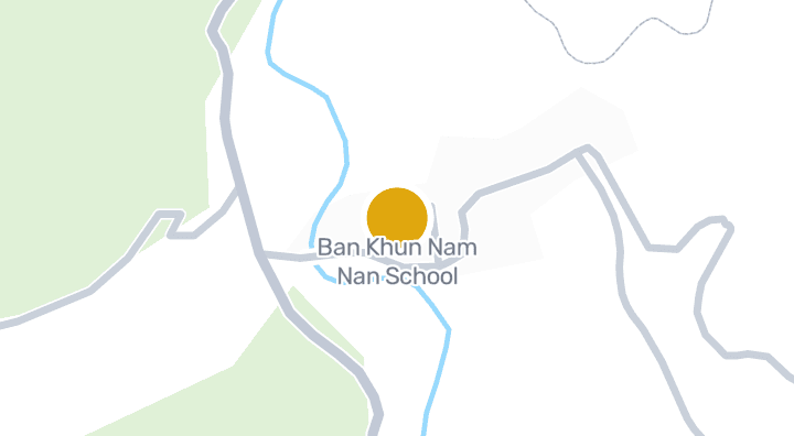แผนที่แสดงBan Khun Nam Nan School