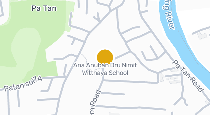 Map showing Ana Anuban Dru Nimit Witthaya School