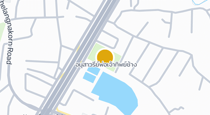 แผนที่แสดงสวนเฉลิมพระเกียรติพระบาทสมเด็จพระเจ้าอยู่หัวเฉลิมพระชนมพรรษา 80 พรรษา