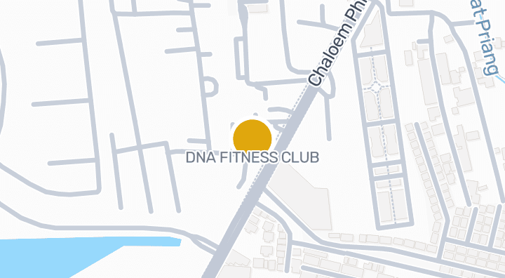Map showing DNA FITNESS CLUB