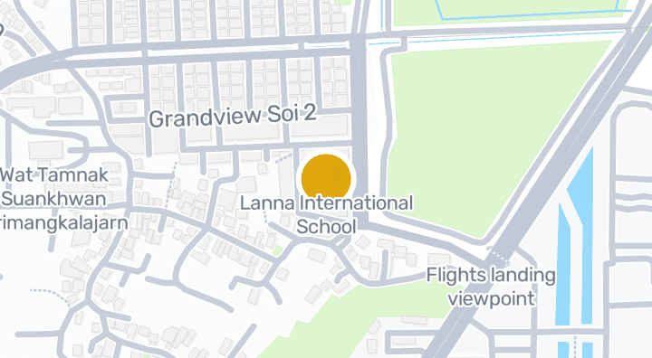 Map showing Lanna International School