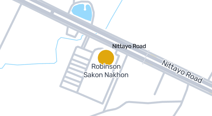显示Robinson Sakon Nakhon的地图
