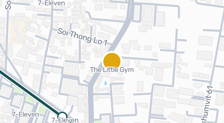 แผนที่แสดงThe Little Gym