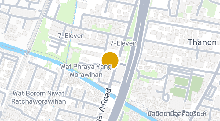 Map showing โรงเรียนวัดพระยายัง