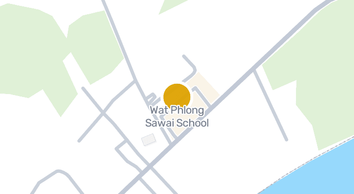 显示Wat Phlong Sawai School的地图