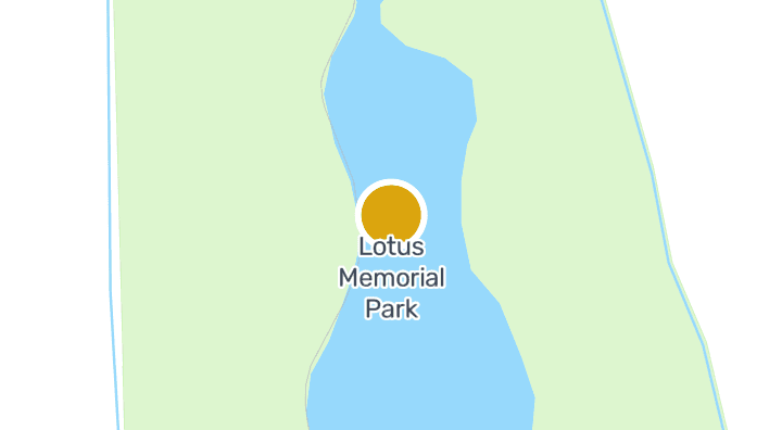 显示Lotus Memorial Park的地图