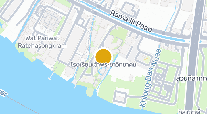 Map showing โรงเรียนเจ้าพระยาวิทยาคม