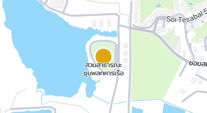 显示สวนสาธารณะ ชุมพลทหารเรือ的地图
