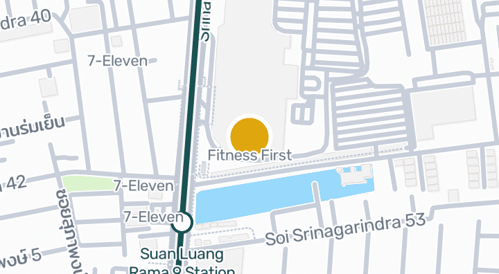 Map showing Fitness First