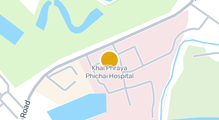 แผนที่แสดงโรงพยาบาลค่ายพระยาพิชัย