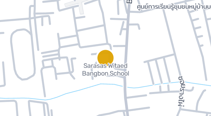 显示Sarasas Witaed Bangbon School的地图