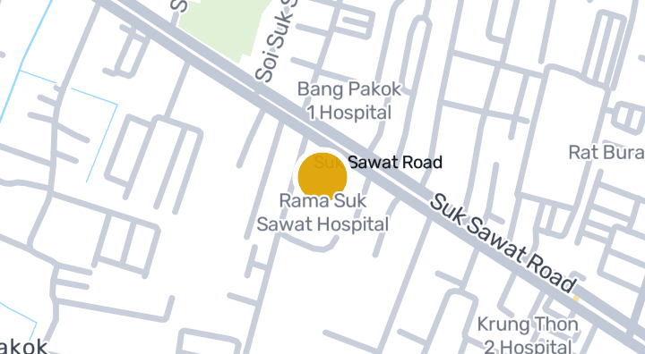 显示Rama Suk Sawat Hospital的地图