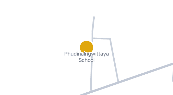 แผนที่แสดงPhudinalngwittaya School