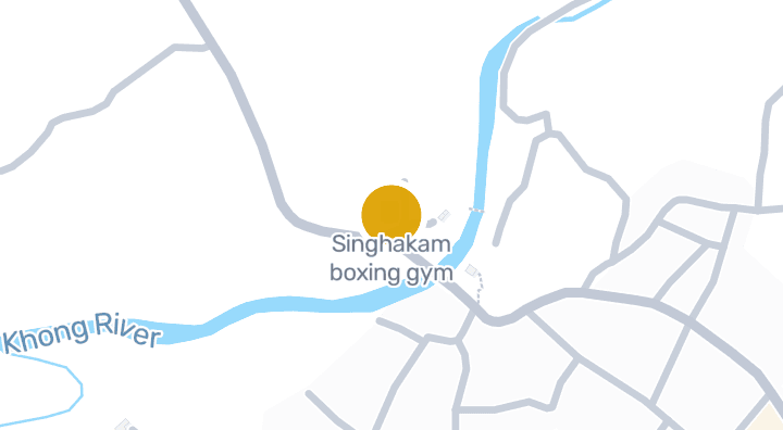 Map showing Singhakam boxing gym