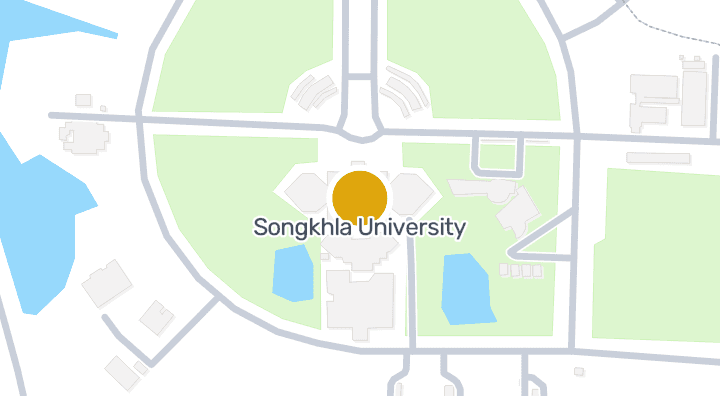 แผนที่แสดงSongkhla University