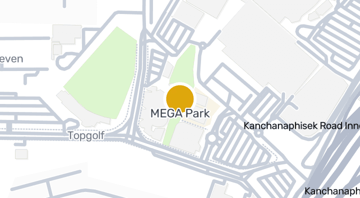 Map showing MEGA Park