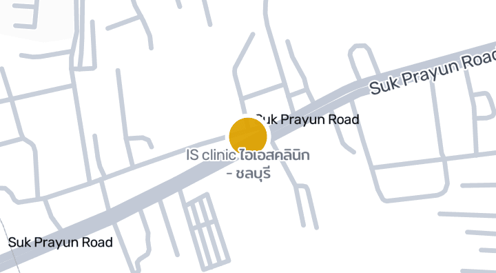 显示IS clinic ไอเอสคลินิก - ชลบุรี的地图