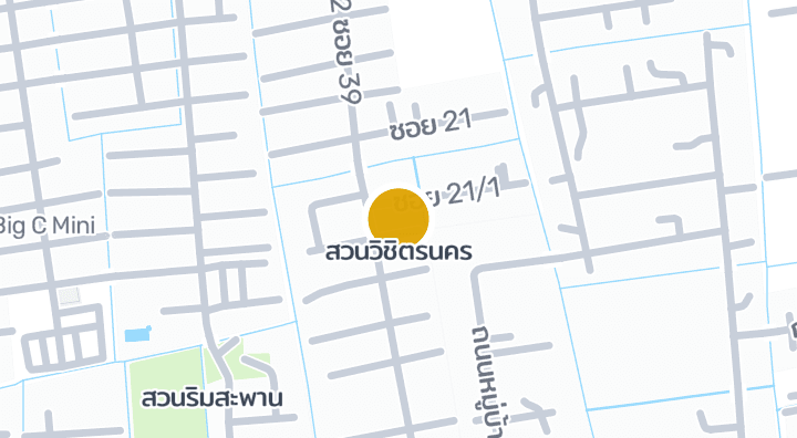 แผนที่แสดงสวนวิชิตรนคร
