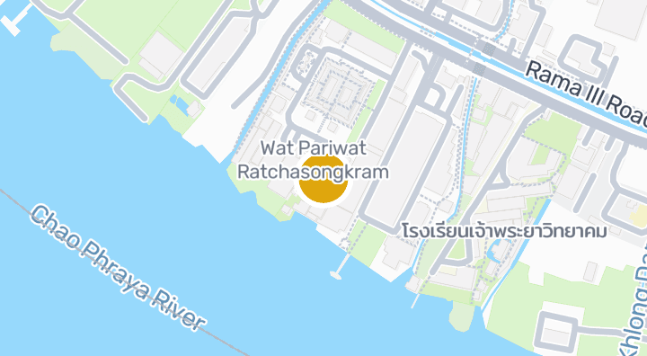 Map showing โรงเรียนวัดปริวาส