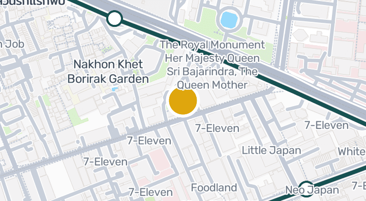 Map showing Montien Mall