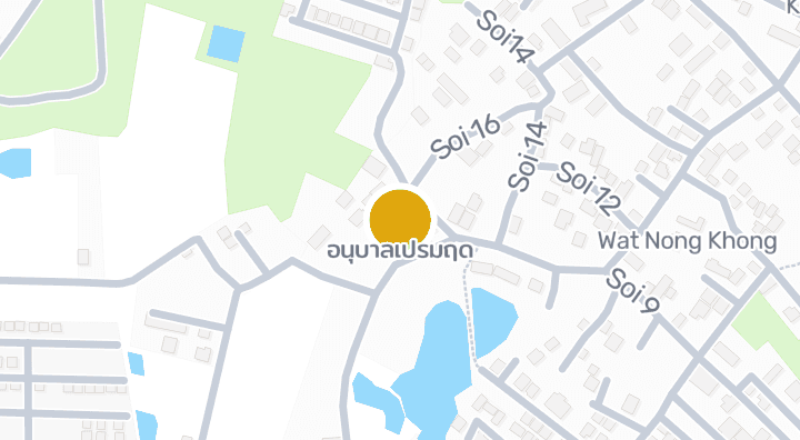 Map showing อนุบาลเปรมฤด