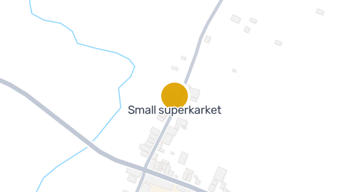 显示Small superkarket的地图