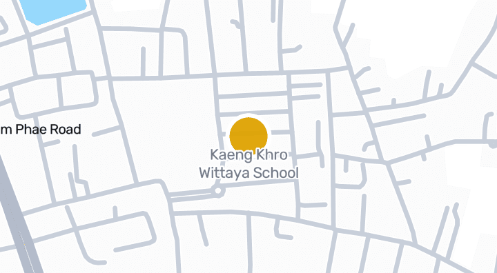 แผนที่แสดงKaeng Khro Wittaya School