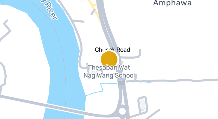 แผนที่แสดงโรงเรียนเทศบาล ๑ วัดนางวัง