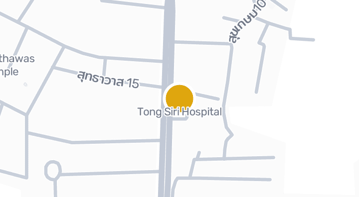显示Tong Siri Hospital的地图