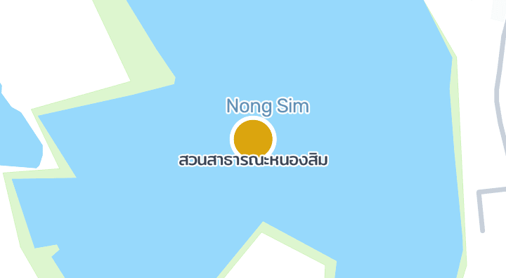 แผนที่แสดงสวนสาธารณะหนองสิม