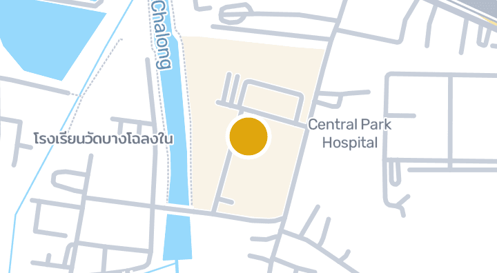 Map showing Poolcharoenwittayakom School