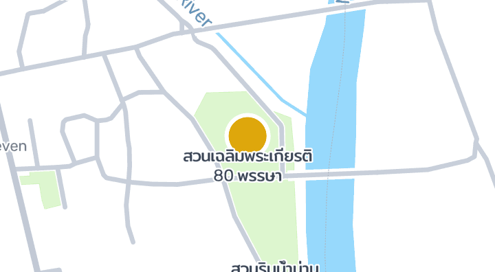 显示สวนเฉลิมพระเกียรติ 80 พรรษา的地图