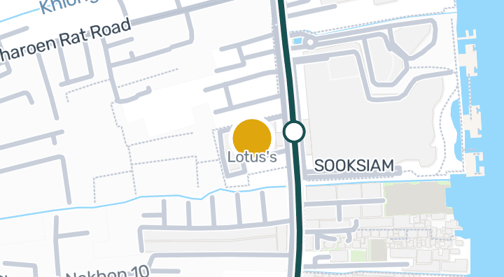 Map showing Lotus's