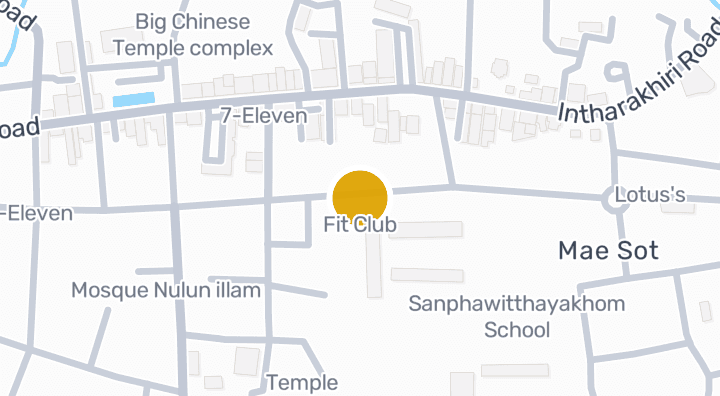 แผนที่แสดงFit Club