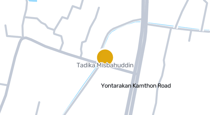 Map showing Tadika Misbahuddin
