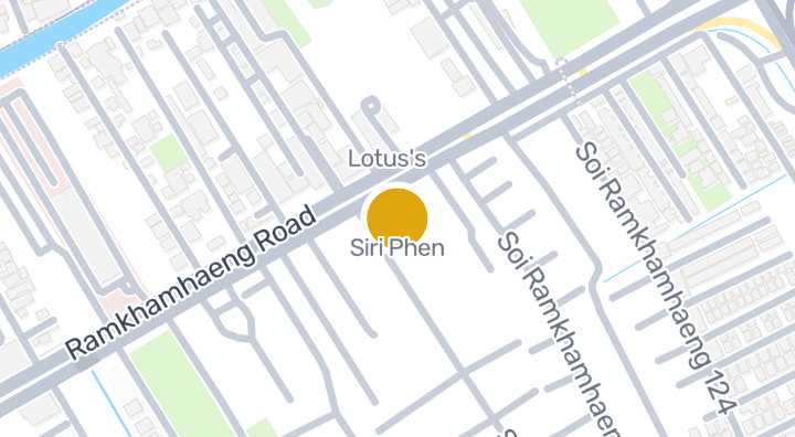 显示Siri Phen的地图