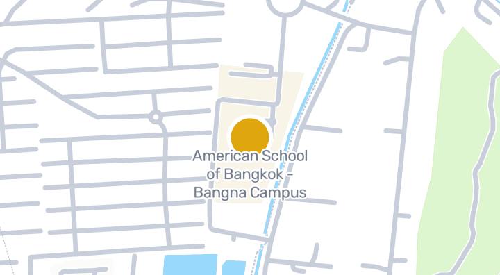 Map showing American School of Bangkok - Bangna Campus
