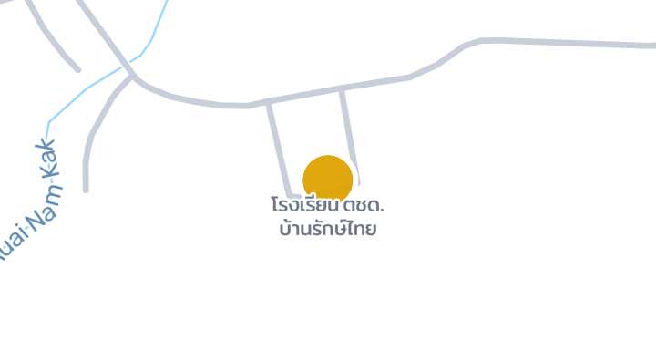 Map showing โรงเรียน ตชด. บ้านรักษ์ไทย